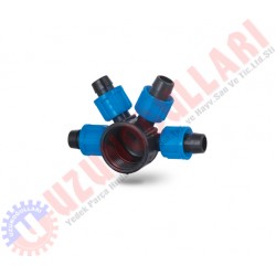 DAMLAMA 4'LÜ DAĞITICI 17" REKORLU (Yassı boru için)