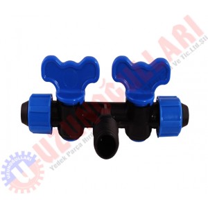 DAMLAMA BORUSU MİNİ 17X ½''X17 Çiftli Mini Vana (Layt Flat ve Polynet Çıkış Vanası) DAMLAMA BORUSU MİNİ 17X ½''X17 Çiftli Mini Vana (Layt Flat ve Polynet Çıkış Vanası)