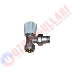 KÖŞE RADYATÖR VANASI ½'' KALDE PEX