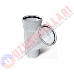 TEK ÇATAL 100/100 PVC