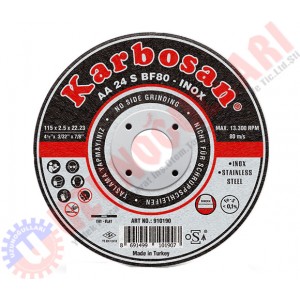 KARBOSAN İNOX METAL KESİCİ 115MM KARBOSAN İNOX METAL KESİCİ 115MM